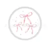 Nuevo Juego de Decoración de Fiesta de Cumpleaños Infantil con Tema de Lazo Rosa Transfronterizo, Platos de Papel, Servilletas, Utensilios de Mesa