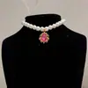 Collar para Mascotas, Cristal de Palacio, Collar de Moda con Perlas Retro, Accesorios Personalizados Estilo Princesa para Gatos y Perros, Transfronterizo