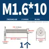 Tornillos de Cabeza Plana Delgada niquelados, de Forma Delgada, de Borde Delgado, Cabeza Plana Grande, Cabeza Plana Negra, Tornillos Phillips, Cabeza Plana M2M3M4M5M6