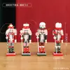 Cascanueces de Navidad Figura de Madera Adorno Forma de Soldado Mesa de Sala de Estar Ventana Decoración Festiva