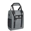 Fabricante Personalizado Compartimento Extraíble Color Vino Tinto Bolso de Mano para Vino Bolsa Térmica Bolsa de Hielo para Hombro Bolsa para 6 Botellas de Champán