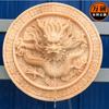 Grifo rociador de talla en piedra de mármol blanco Fuente de villa china Colgante de animal de pared de fuente Colgante de pared de cabeza de león que escupe agua en el patio