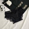 Sentido de la Corte Francesa ~ Ropa Interior para Mujer Verano Sexy Encaje Ropa Interior para Mujer Estudiantes Niñas Braguitas Entrepierna Algodón Puro
