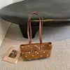 Bolso de Mujer Nuevo Estilo Coreano de Lunares Diseño de Nicho Bolso de Mano Bolso de Hombro Simple Versátil para el Trabajo Alto Valor Bolso de Axila