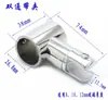 Acessórios para Banheiro Box de Banho Haste Fixa de Vidro Conector de Divisória Haste de Suporte Fixa Cabeça Fixa com Grampo Clipe de Pendurar
