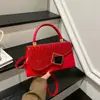Bolsa de Ombro Simples da Moda Estilo Coreano 2026 Nova Bolsa de Mão Estilosa Moda Costura Transversal Pequena Quadrada para o Dia a Dia