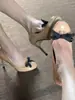 Primeiro Encontro da Temporada: Salto Alto Stiletto Francês Estilo Socialite de Luxo Leve para Mulheres, Sapatos de Bico Redondo com Laço Respiráveis de Malha