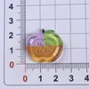 Estilo Novo Primavera e Verão Botões de Maçã Transparentes Estampados Acessórios Botões para Roupas DIY Decorações para Sapatos Crocs Acessórios para Capa de Celular