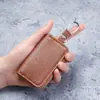 Popular Bolsita para Llaves Multifuncional Colgante de Cintura para Hombre Porta Llaves de Coche y Casa de PU Portátil Regalo Bolsita para Llaves al por Mayor para Hombres
