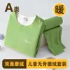 Roupas de Dormir Quentes de Veludo AB Noodles, Sem Costura, Forradas com Lã, para Meninos e Meninas da Classe A, Roupas de Outono para Crianças com Calças