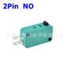 KW7 microinterruptor para aspirador de pó invólucro verde pequeno com alavanca com roldana de metal roldana de plástico curso limite