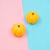 Accesorios de resina para Halloween, calabaza tridimensional, bricolaje, pegamento para caída de carcasa de teléfono móvil, joyería hecha a mano, material para decoración de sombreros para niños.