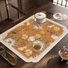 Alfombrilla de Té China para Mesa Alfombrilla de Drenaje para Mesa Absorbente de Agua Antideslizante Secado Instantáneo Mesa Mesa de Café Alfombrilla de Agua Antisalpicaduras Alfombrilla de Mesa Nakajima