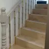 Nuevos Pasamanos de Aleación de Aluminio de Lujo Accesibles Pasamanos para Escaleras Interiores Gris Perla Barandilla Valla Decoración del Hogar Plataforma Estilo K Fábrica