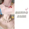 Collar de Cuentas "Paraíso de Manzanas" Color Dopamina Estrella de Manzana Nueva Entrada 2025 Lujo Verano Cadena Clavicular