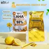 Bolsa de Jabón Transfronteriza Jabón en Bolsa Cúrcuma Jabón de Frutas Aha Arbutina Aclarador Hidratante Limpiador Exfoliante Purificante de Piel 80g