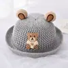 Chapéu de Bebê Primavera e Verão Fofo Super Fofo Chapéu de Palha Infantil Chapéu de Pescador para Bebê Meninos e Meninas Chapéu Coco Protetor Solar Chapéu Protetor Solar