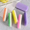 Piedra pómez de doble color para el hogar para exfoliación de pies, herramienta para eliminar callosidades en los pies del baño, piedra pómez para limpiar la piel áspera y muerta de los talones