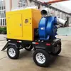 Camión Bomba de Control de Inundaciones de Alto Flujo Absorbente de Agua Móvil Personalizado Dragón Bomba Diésel Autocebante Antiasientos para Drenaje Antinundaciones Municipal