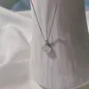 Collar Yibeizi Accesorios de Joyería para Mujer Ins Simple Versátil Cadena para Clavícula Nuevo Estilo Cadena para el Cuello Nicho de Gama Alta Transfronterizo