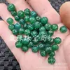 Ágata Verde Calabaza Cuentas Redondas Jade Cuentas Sueltas Calcedonia Verde Melón Pulsera Collar Accesorios de Joyería Cuentas Hechas a Mano
