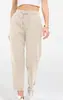 European and American Women's Fashion Cross-Border Casual Long Pants with Drawstring Elastic Waist Solid Color Harem Pants Amazon Temu Hot-Selling Women's Pants