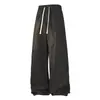 {Exclusivo Transfronterizo} Nuevo Estilo Holgado Casual Sencillo Color Sólido Modernos Pantalones de Chándal Pantalones de Pierna Ancha