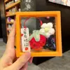 Caja de regalo de combustible para el examen de ingreso a la universidad para ganar el primer llavero de girasol bolsa colgante de bolsa para enviar a los estudiantes regalo de graduación