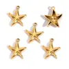 Nuevos Adornos de Aleación Animales Marinos Estrellas de Mar Dijes Hechos a Mano DIY Pulsera Collar Colgantes Decorativos D7158