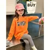 Camiseta de manga larga de dibujos animados para niños, nuevo estilo elegante para primavera y otoño 2026 para niñas, 100% algodón puro, camiseta básica cómoda y versátil