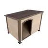 Casa para Perro Grande Exterior Villa Kennel Universal Cuatro Estaciones Casa para Perro Cálida Perrera Caliente Impermeable Madera Exterior Invierno