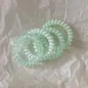 Elástico de Cabelo Tipo Fio de Telefone de Alto Acabamento, Acessório de Cabelo de Borracha Altamente Elástico, Corda de Cabelo Fresca e Versátil, Elástico de Cabelo Antiderrapante Estilo Coreano Que Não Puxa o Cabelo