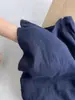 ¡Recomendar! Falda de Lino Azul Marino Laqianfeng para Mujer Verano Ligera y Transpirable de Cintura Alta Corte A Falda Cola de Pez
