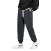 Pantalones Deportivos Casuales Holgados para Hombre de Talla Grande, Pantalones Deportivos Americanos de Moda de Pierna Ancha, Pantalones de Chándal Caídos para Primavera y Otoño