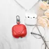 Adecuado para Airpods Pro2 Funda protectora de cuero de color sólido con forma Funda para auriculares Apple Airpods 2/3 Generación