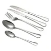 Conjunto de talheres ocidentais de aço inoxidável 1010 faca garfo colher colher de sopa cabo longo colher de gelo redonda garfo de frutas colher logo do hotel