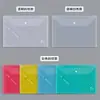 Bolsa para documentos A4 engrosada, bolsa transparente con patrón diagonal y broche de presión, bolsa para archivos de datos, bolsa colorida para almacenamiento de documentos de oficina, bolsa duradera
