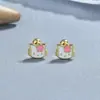 Uña de Hilo de Gato de Moda Linda para Oreja de Hueso de Oreja de Animal Gato de Plata de Ley 925 para Mujer Joyería de Oreja Simple Ins Elegante