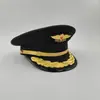 Chapéus de Aba Larga Personalizados da Fábrica para Pilotos Homens e Mulheres Estrangeiros, Chapéus de Aba Larga de Padrão Profissional, Chapéus Cerimoniais Feitos Sob Medida