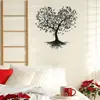 Rama Transfronteriza Silueta de Corazón Dormitorio Sala de Estar Entrada Dormitorio Decoración del Hogar Pegatina de Pared Autoadhesiva Venta al por Mayor Comercio Exterior