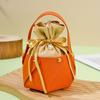 Bolsa de Dulces de Terciopelo para Boda, Caja Creativa de Cuero de Alta Gama para Dulces de Boda, Bolsa de Tela, Caja de Regalo para Acompañamiento de Boda, Bolsa de Regalo