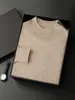 Nuevo Suéter de Cachemir para Hombre 2026 con Elegante Cremallera en el Hombro, Jersey de Cachemir Moderno y Versátil