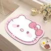 Hellokitty Tapete Absorbente de Agua de Tierra de Diatomeas para Encimera de Cocina Tapete para Mesa de Comedor Base para Dispensador de Agua Máquina de Café