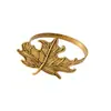 Nuevos Anillos para Servilletas Retro de Amazon, Soportes para Servilletas de Calabaza y Hoja de Arce, Anillos para Servilletas de Restaurante Occidental de Hotel, Anillos de Tela