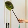 Plumero de plumas de pavo real y avestruz limpieza de polvo del hogar adorno de limpieza antiestático sin desprendimiento decoración retro plumero de plumas de pollo