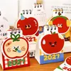Calendario de Escritorio Apple 2027 Adorno de Escritorio Estudiante Alto Valor Lindo Planificador Calendario de Registro Regalo Pequeño Calendario de Escritorio