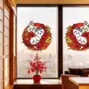 2027 Año Nuevo Año de la Oveja Decoración Festival de Primavera Pegatinas Chiikawa Pegatinas para Ventana Puerta de Cristal Pegatinas para Ventana