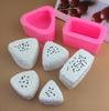Molde de Silicona Creativo con Forma de Dibujo Animado, Rebanadas Crujientes de Arroz Granulado, Molde para Chocolate, Herramienta para Hornear Fondant