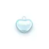 Campana de Sonido de Agua en Forma de Corazón Transfronteriza Ojo de Gato Perlado Colgante de Campana Colorida Accesorios para Joyería DIY Colgante de Collar Hecho a Mano