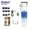 Kemei Cortapelos Eléctrico Km-1689A Recortadora Eléctrica Transfronteriza para Uso Profesional en Salón Máquina para Cortar y Recortar el Cabello